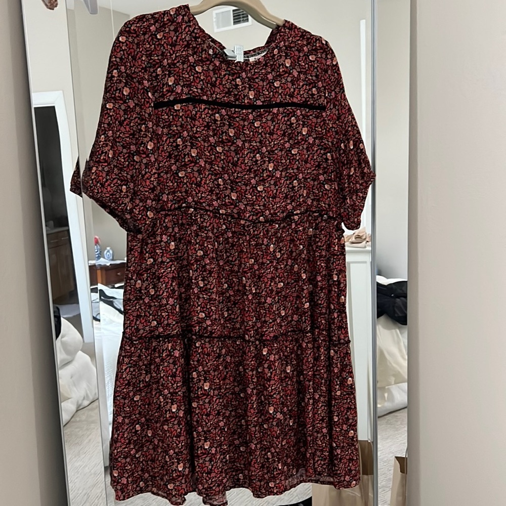 Target | Knox Rose | Floral Tiered Dress | Size M